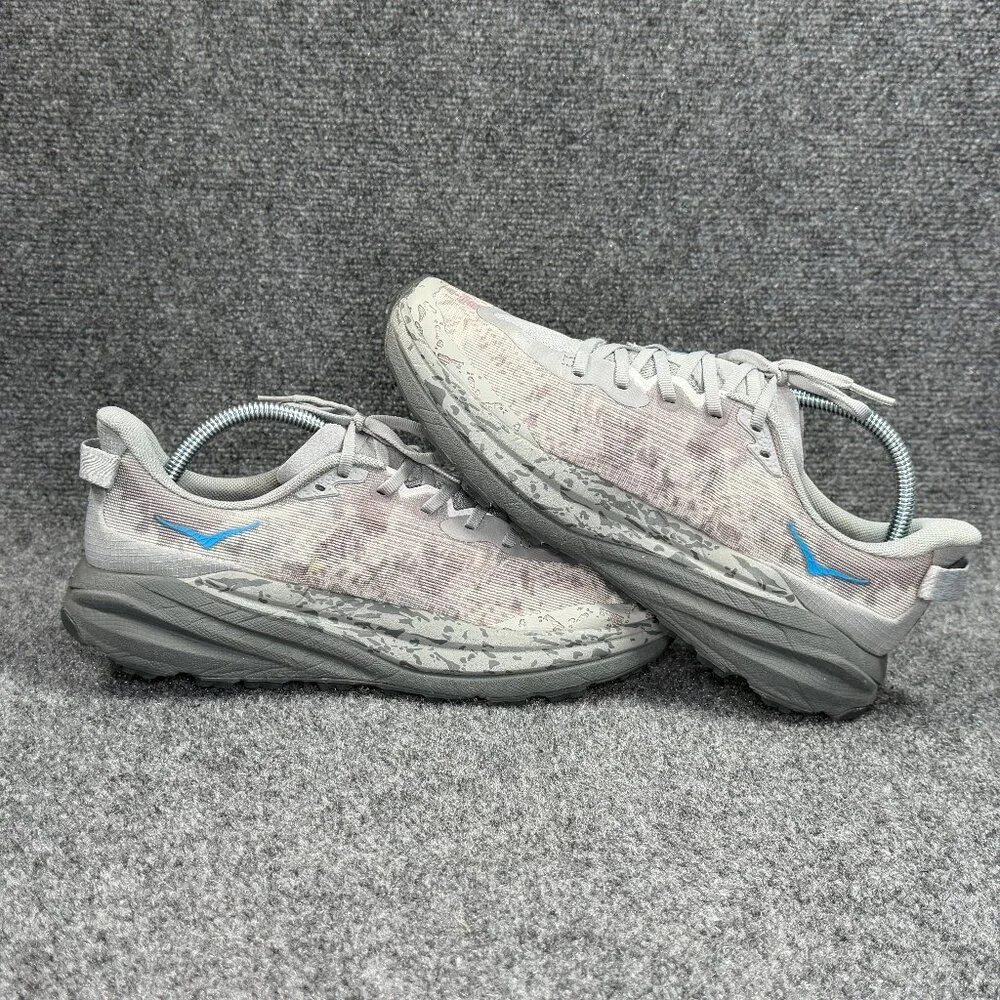 Hoka Speedgoat 6 Trail Running Shoes Men's Size 9 Gray Athletic Outdoor Sneakers
